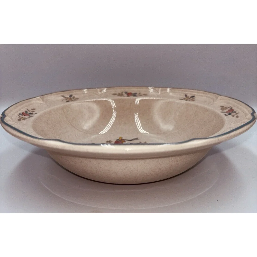 International China Marmalade Stoneware Serving Bowl 9.25 in Geese Pear NICE